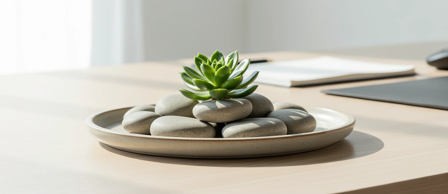 Entorno de trabajo sereno y organizado