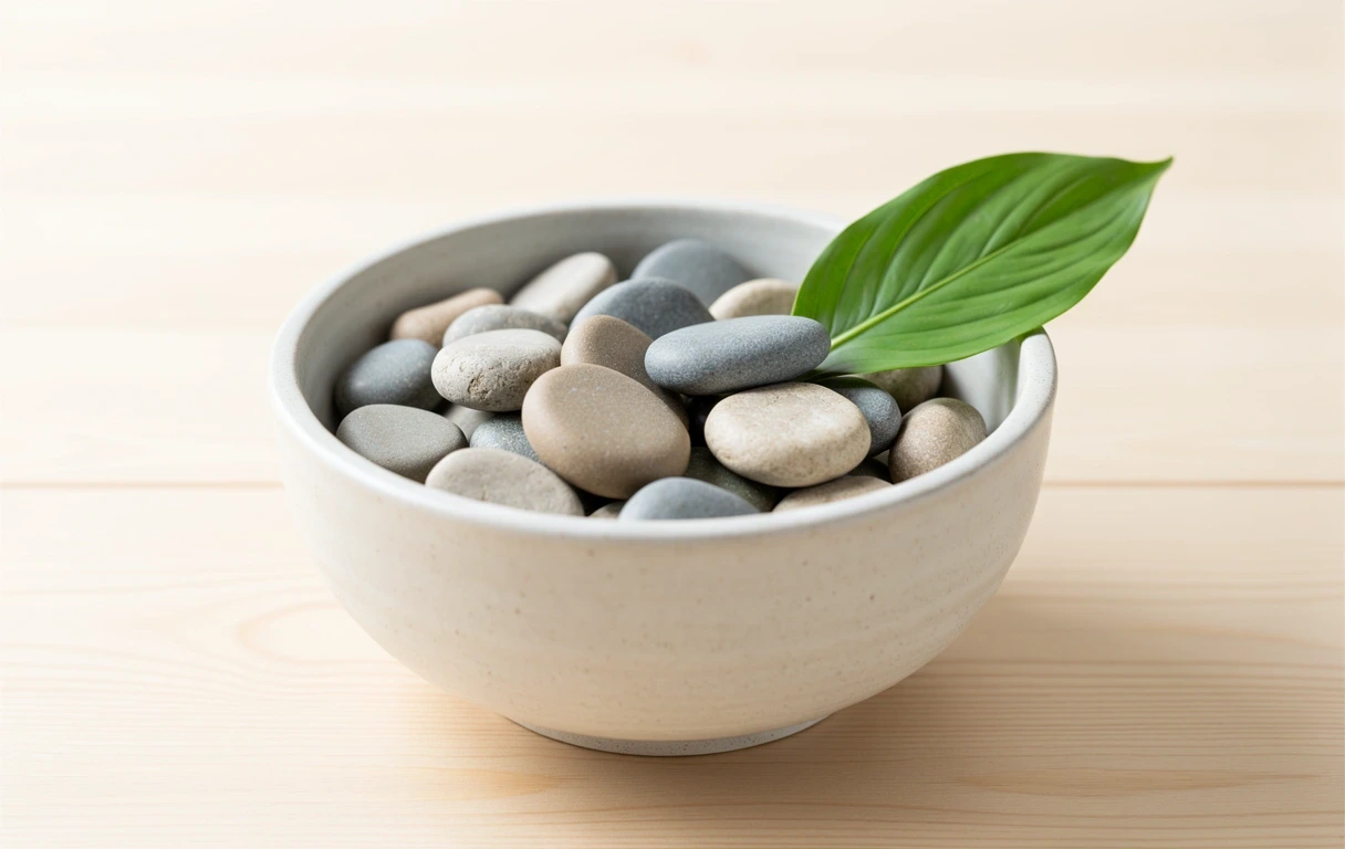 Simbolismo de equilibrio y calma